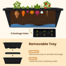 5-Tier Vertical Raised Garden Bed with Wheels for Backyard by LJGDeals