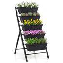 5-Tier Vertical Raised Garden Bed with Drainage Holes for Patio by DirectDeals