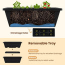 5-Tier Vertical Raised Garden Bed with Drainage Holes for Patio by DirectDeals
