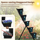5-Tier Vertical Raised Garden Bed with Drainage Holes for Patio by DirectDeals
