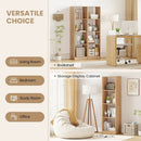 5 Tiers 4-Cube Narrow Bookshelf with 4 Anti-Tipping Kits by LJGDeals