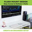 HIDEit Uni-S | Adjustable Small Electronics, Cable Box Mount + Small Computer Mount by HIDEit Mounts