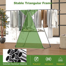2-Tier Laundry Drying Rack Folding Cloth Rack with Aluminum Frame by LJGDeals