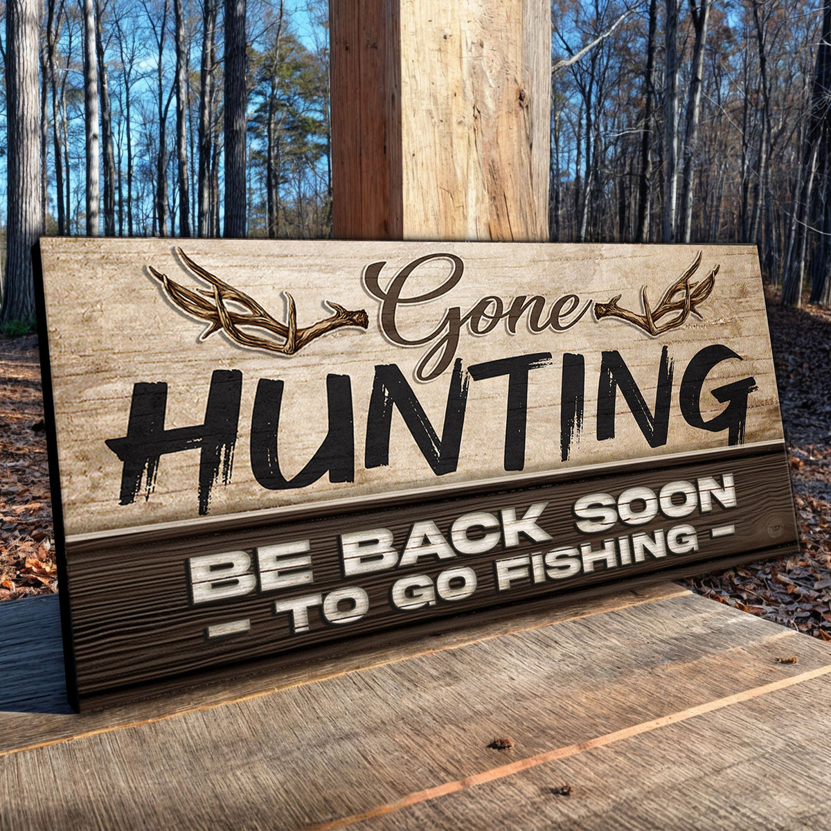 Gone Hunting Sign II, photo 5 of 10