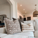 Paloma Handwoven Pillow Cover | Brown by Apartment No.3
