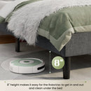 Upholstered Bed Base with Button Stitched Headboard by LJGDeals