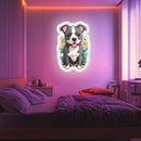 UV Printed Dog Neon Wall Art- LV0025