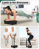 LX18 Vibration Plate With Handlebar  - Black