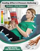 LX5 4-Piece Support for Shoulder & Upper Body Rest, Orthopedic Bed Wedge Pillow Set, Stone Navy with Aloe Vera