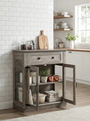Modern Glass Door Cabinet – 3 Styles | Adjustable Shelves | Compact Storage Cupboard by 2Dropme