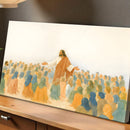 Jesus Speaking To Crowd Faith Wall Art