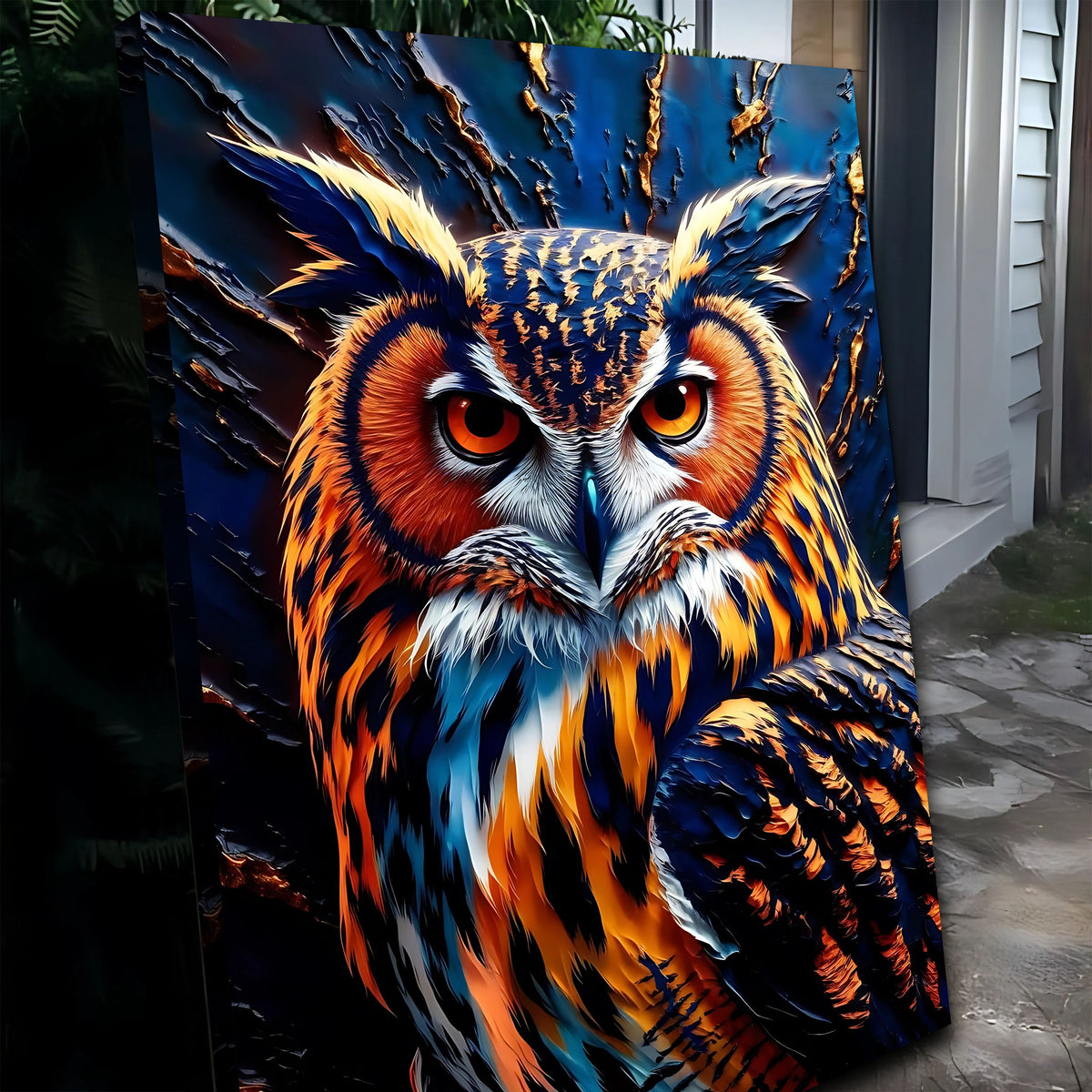 Abstract Owl Wall Art, photo 5 of 10