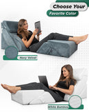 Cover Set Only for LX13, Navy Plush, Pillows and Foam not Included