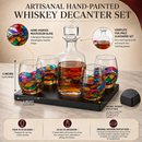 Artisanal Hand Painted Glassware Gift