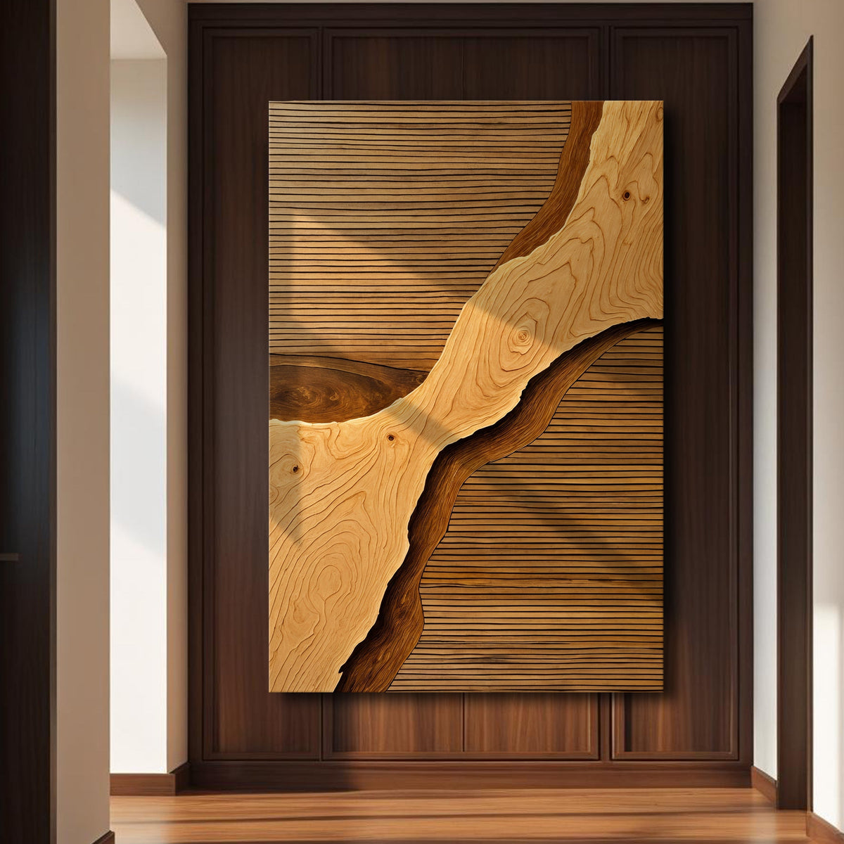Wood Rift Wall Art, photo 3 of 10