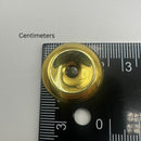 Simple Brass Backplate for Bail Pulls 15/16" Diameter, Sold in Pairs for Elegant Hardware Solutions