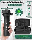 LX28 Deep Tissue Massage Gun Massager, Charcoal Black