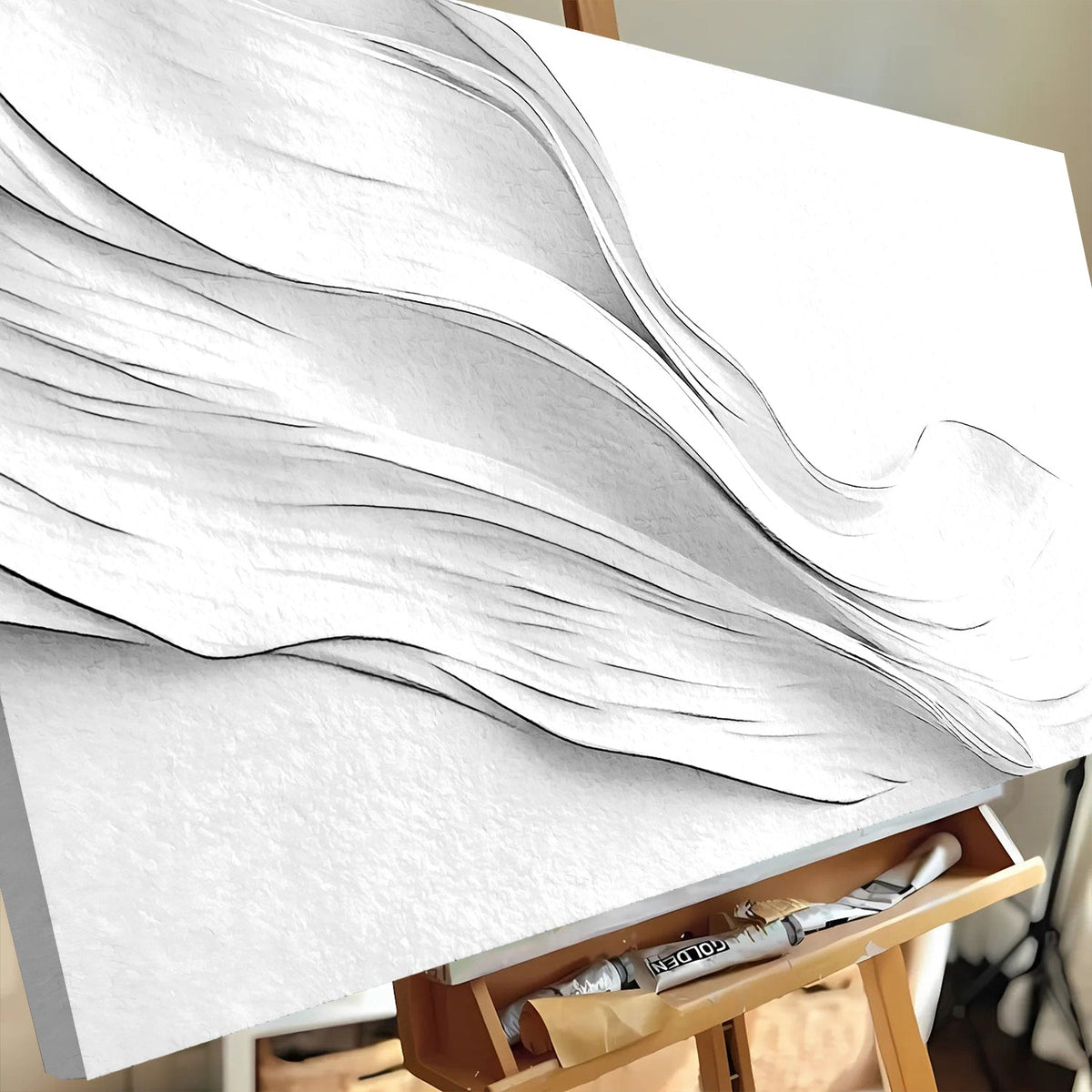White Minimalist Wall Art, photo 5 of 10