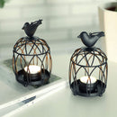 2 Pack Bird Hanging Birdcage Tealight Lantern by JHY DESIGN