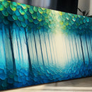 Forest Whispers Impasto Wall Art