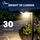 SmartYard Solar LED Pathway Lights 30 Lumen Modern Down Light , 6-Pack