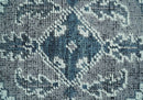 Custom Made Traditional Turkish Design Gray Hand Knotted Wool Area Rug