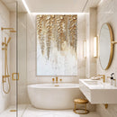 Golden Wisteria Wall Art by Tailored Canvases