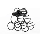 11.6”x6.3”x10.8” Iron Tabletop Wine Rack