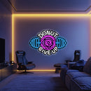 Donut Give Up Metal Neon Wall Art- LN0075
