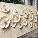 White Blossom Serenade Wall Art