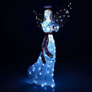5 ft Christmas Lighted Angel with Harp and 120 Cold White LED Lights by LJGDeals