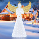 5 ft Festive Pre-Lit Angel with Halo and 150 LED Lights by LJGDeals