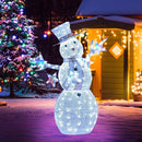 5 ft Pre-Lit Christmas Snowman with Stars by LJGDeals