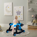 5-in-1 Baby Walker with Adjustable Height and Speed for Boys Girls 6-18 Months by LJGDeals