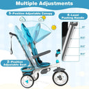 5-in-1 Detachable Baby Stroller Tricycle with Round Canopy by LJGDeals