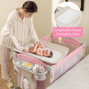 5-in-1 Portable Pack and Play with Diaper Changing Table by LJGDeals