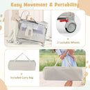 5-in-1 Portable Pack and Play with Diaper Changing Table by LJGDeals