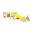 5 in 1 Kids Triangle Climber Play Gym Set with 2 Ramps by LJGDeals