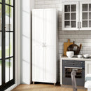 73.5 Inch Freestanding Double Door Tall Versatile Storage Organizer-White by LJGDeals