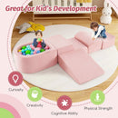5-Piece Climb and Crawl Playset with Ball Pit for Kids by LJGDeals