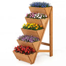 5-tier Vertical Raised Garden Bed Wood Elevated Planter Box with Legs by LJGDeals