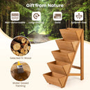 5-tier Vertical Raised Garden Bed Wood Elevated Planter Box with Legs by LJGDeals