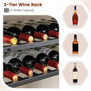 5-tier Wine Rack Table with Glasses Holder by DirectDeals