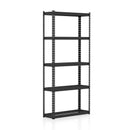 5-Tier Metal Shelving Unit with Anti-slip Foot Pad Height Adjustable Shelves for Garage-S by DirectDeals