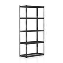 5-Tier Metal Shelving Unit with Anti-slip Foot Pad Height Adjustable Shelves for Garage-M by LJGDeals