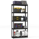 5-Tier Metal Shelving Unit with Anti-slip Foot Pad Height Adjustable Shelves for Garage-S by LJGDeals