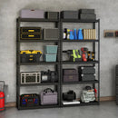5-Tier Metal Shelving Unit with Anti-slip Foot Pad Height Adjustable Shelves for Garage-S by LJGDeals