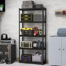 5-Tier Metal Shelving Unit with Anti-slip Foot Pad Height Adjustable Shelves for Garage-S by LJGDeals