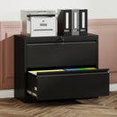 Lateral File Cabinet, Heavy Duty Filing Holds Letter/Legal/A4 Files by HouseOfZazla