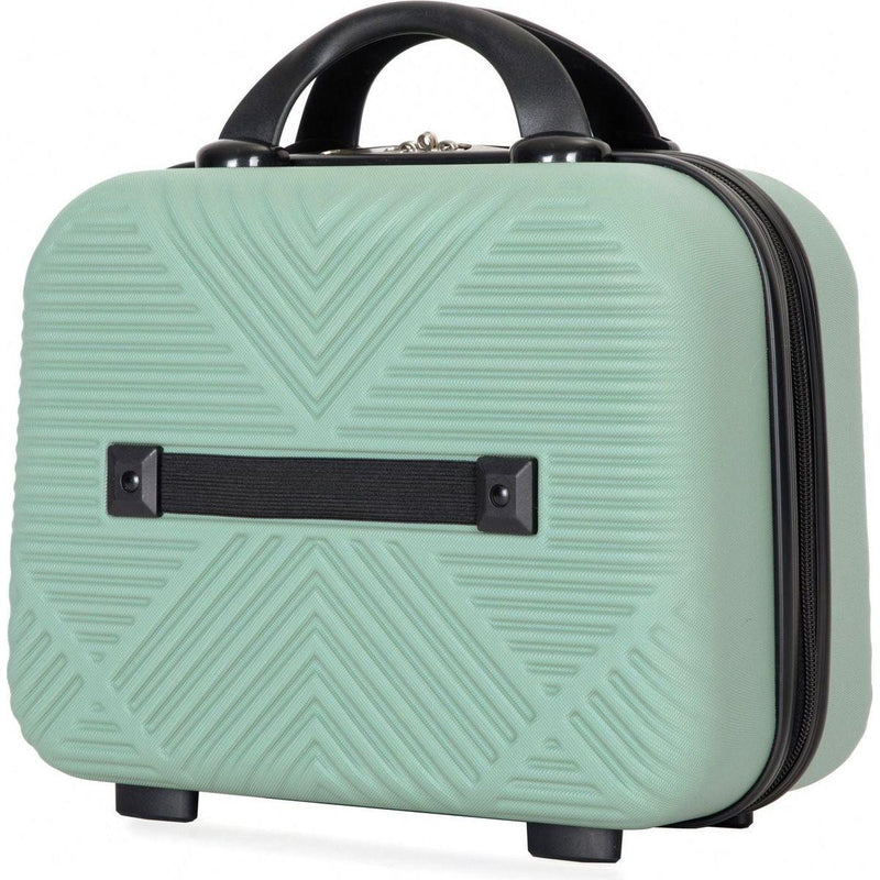 2Piece Luggage Sets ABS Lightweight Suitcase, Spinner Wheels, (20/14) OLIVE GREEN